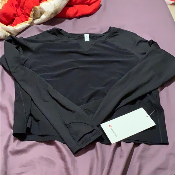 lululemon athletica Tops - Lululemon Crop LS